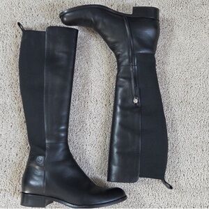Gucci Knee-High Boots, Black Leather